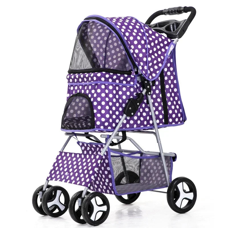 Elegant Urban Pet Stroller – Lightweight & Modern for Daily Walks