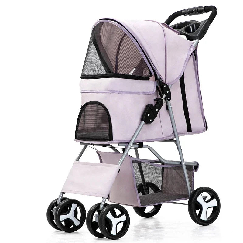 Elegant Urban Pet Stroller – Lightweight & Modern for Daily Walks