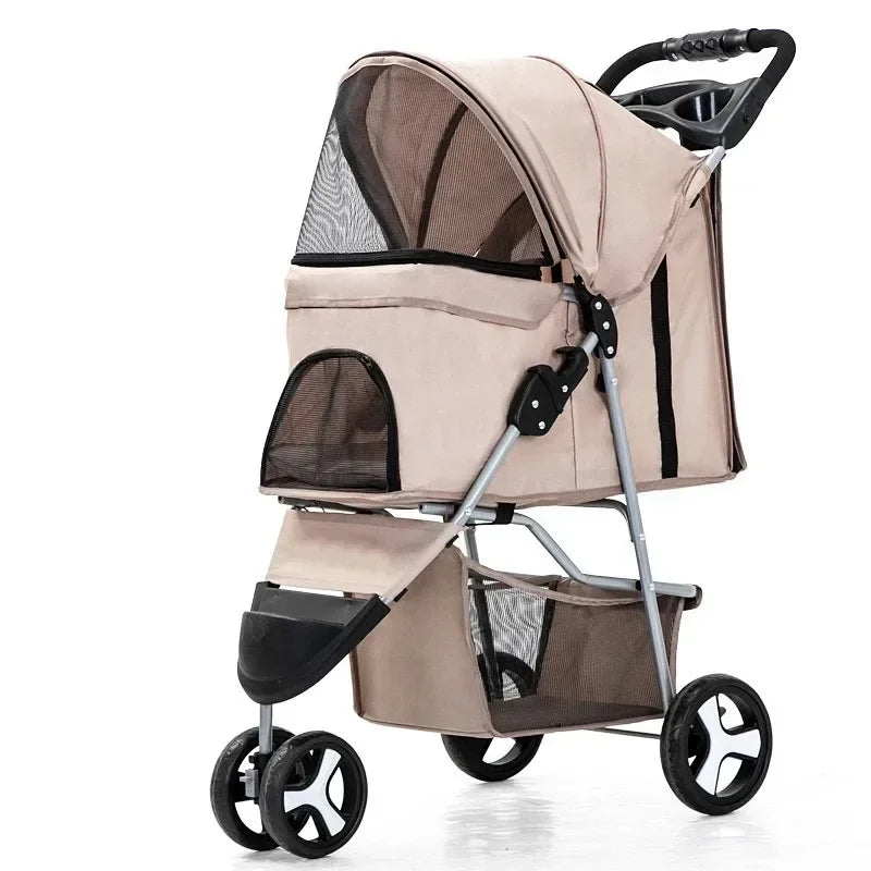 Elegant Urban Pet Stroller – Lightweight & Modern for Daily Walks