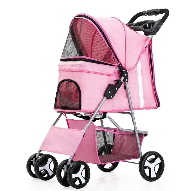 Elegant Urban Pet Stroller – Lightweight & Modern for Daily Walks