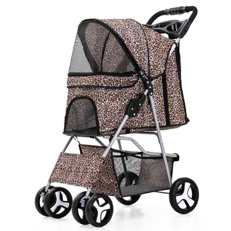 Elegant Urban Pet Stroller – Lightweight & Modern for Daily Walks