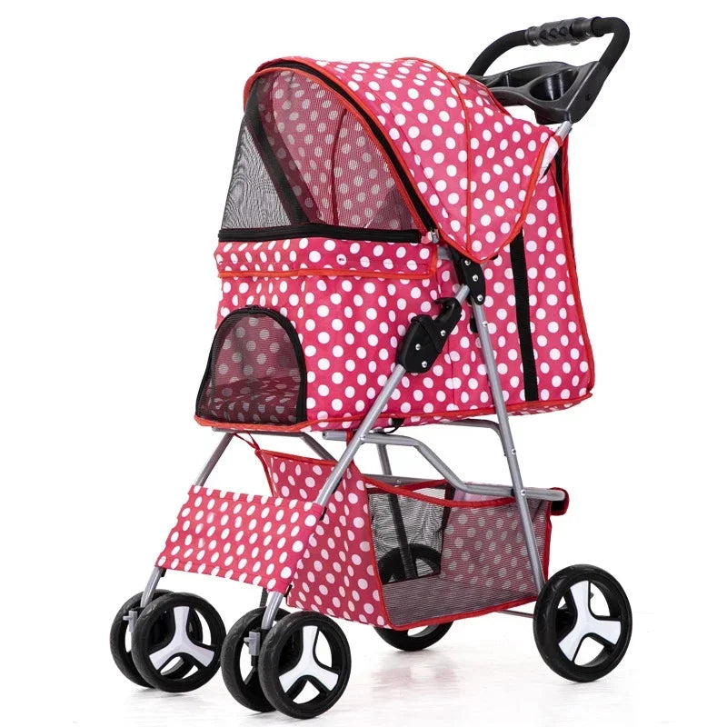 Elegant Urban Pet Stroller – Lightweight & Modern for Daily Walks