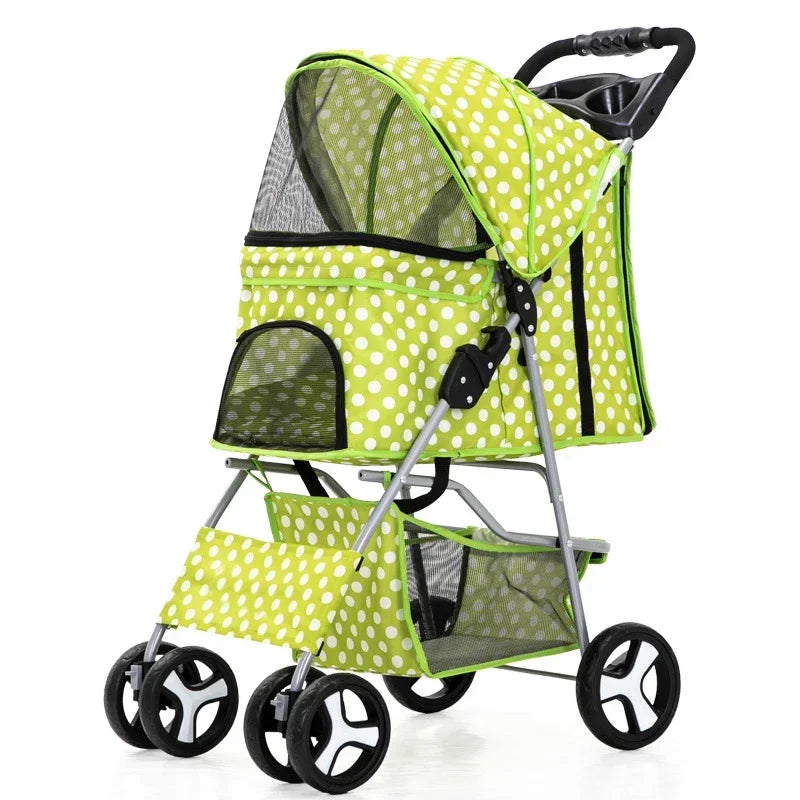 Elegant Urban Pet Stroller – Lightweight & Modern for Daily Walks