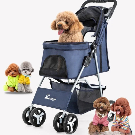 Elegant Urban Pet Stroller – Lightweight & Modern for Daily Walks