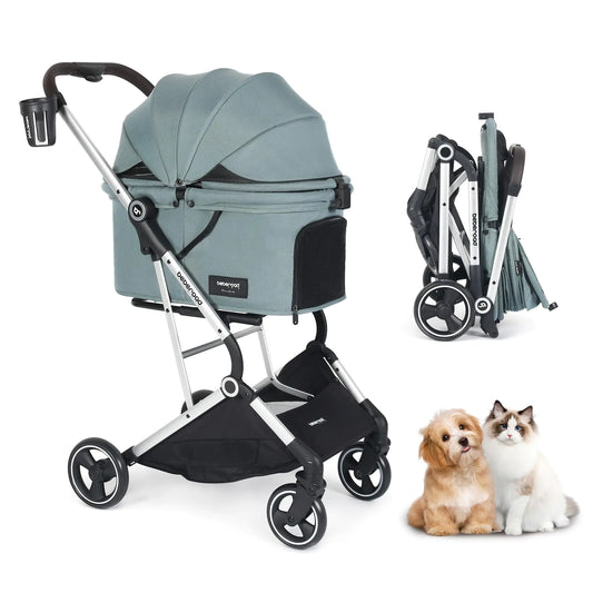 Beborad™ T4 PRO –  4-Wheel Pet Stroller for Small & Medium Pets